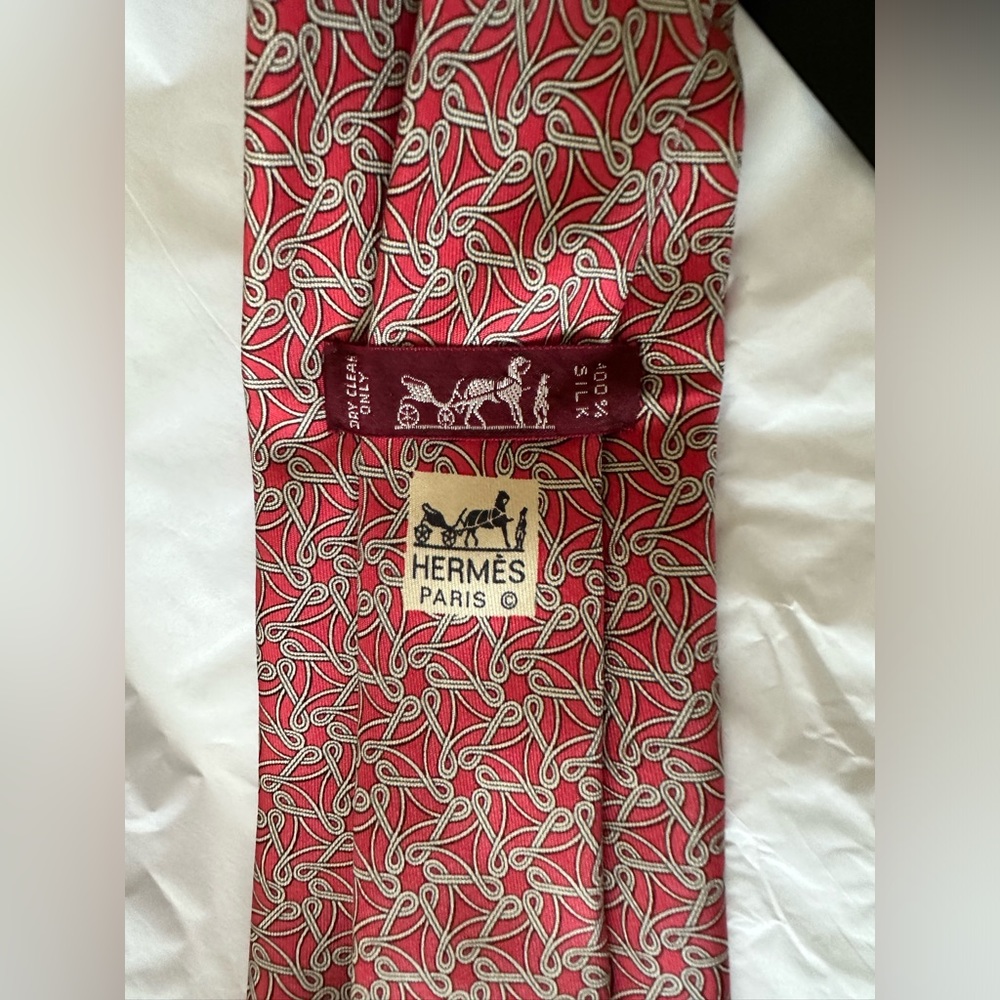 Hermès Men’s Neck Tie (Red)